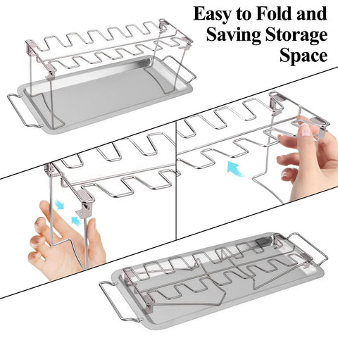 NEWCOMDIGI gift-ready BBQ rack for grilling enthusiasts