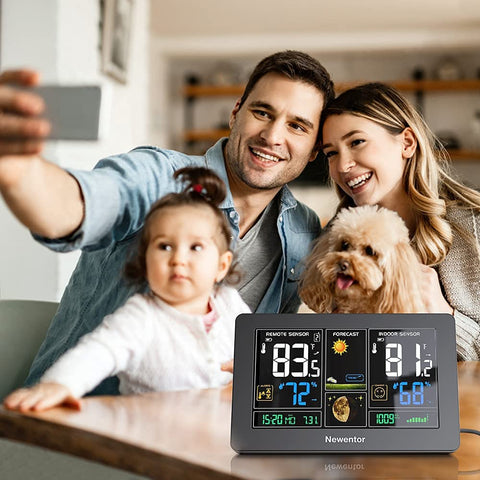 Newentor Weather Station outdoor sensor for reliable multi-location monitoring