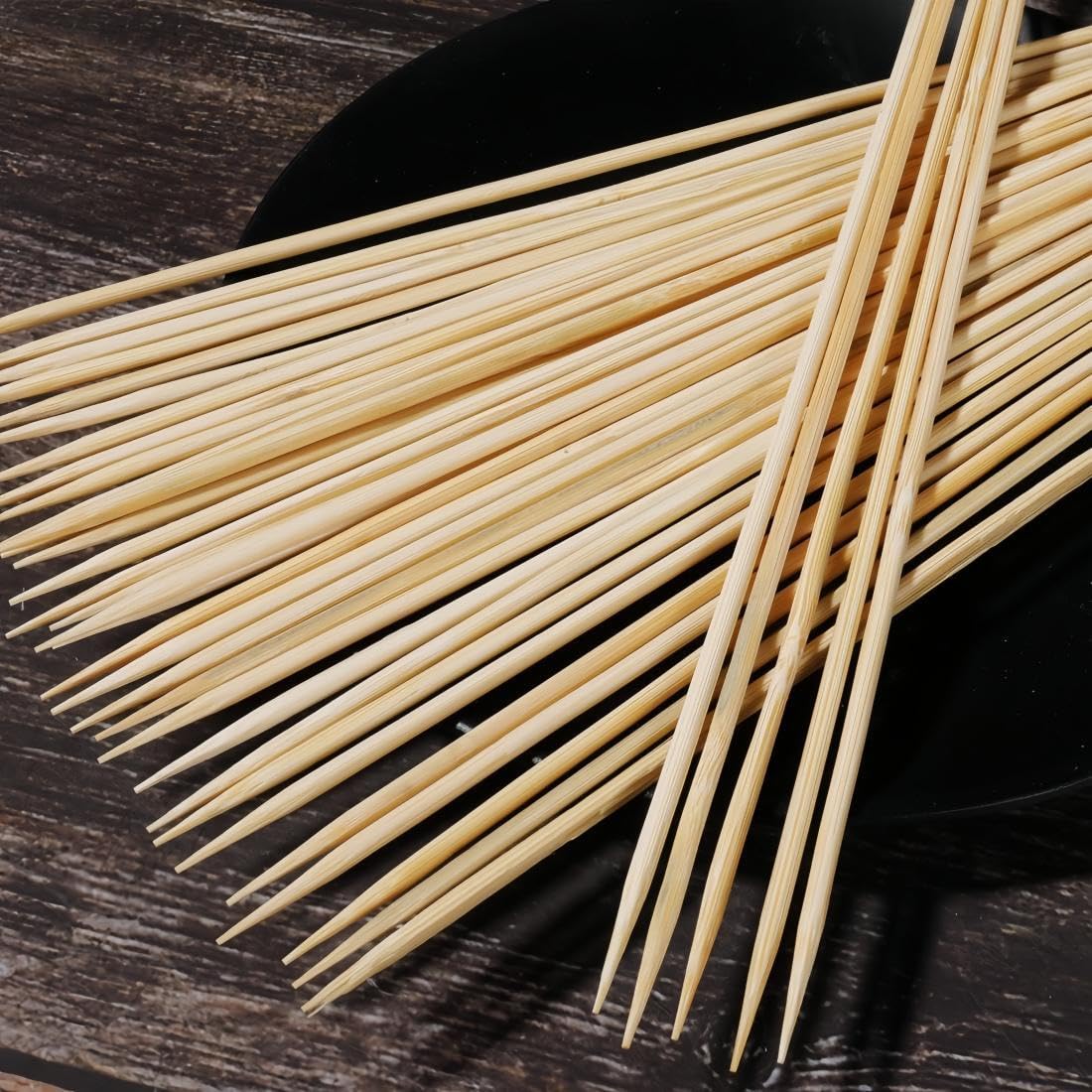 Newflager premium polished skewers deliver smooth handling and sturdy performance.