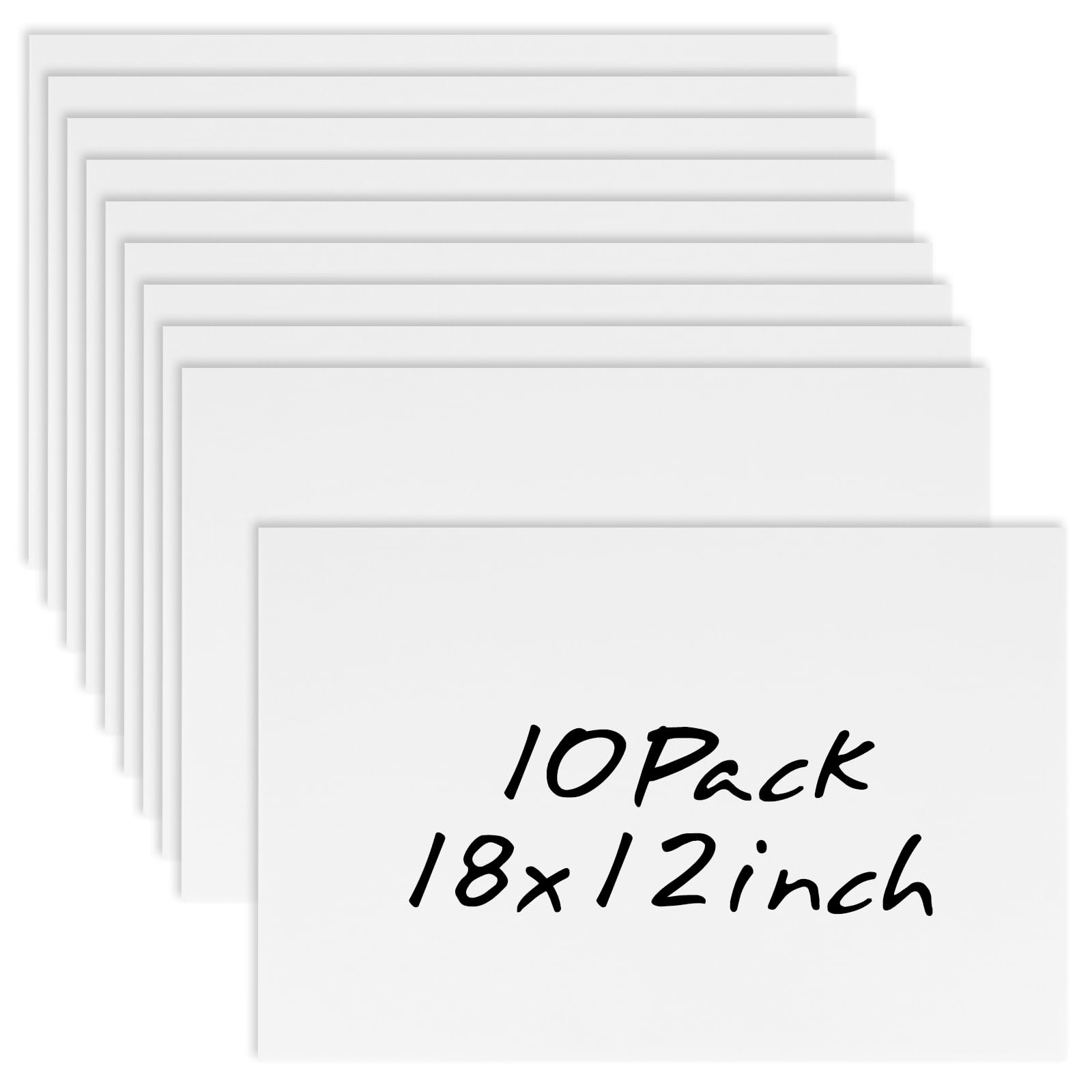 Newflager blank sign 18x12 double-sided for versatile garage sale advertising
