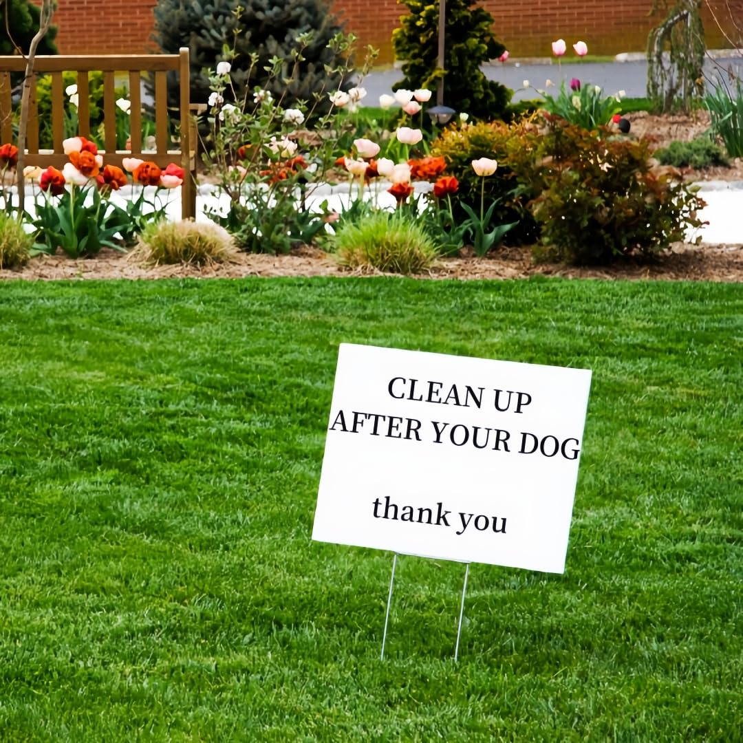 Newflager cuttable yard sign adapts to any layout.