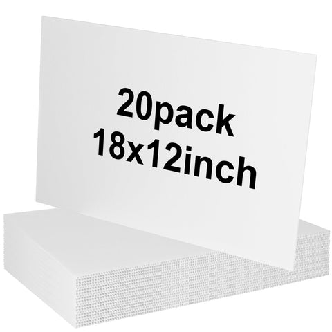 Newflager 20-pack 18x12 double-sided sign blanks for yard advertising and clear visibility.