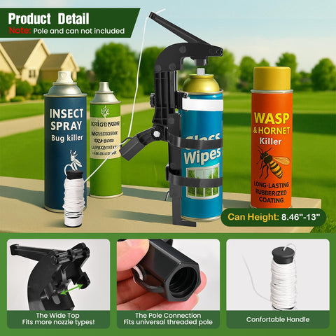 NEWFLY adapter assembly steps demonstrate quick setup and secure attachment.