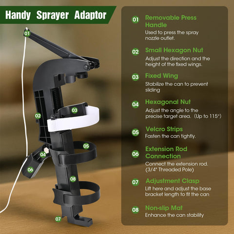 NEWFLY sprayer in action demonstrates long-range reach on exteriors.