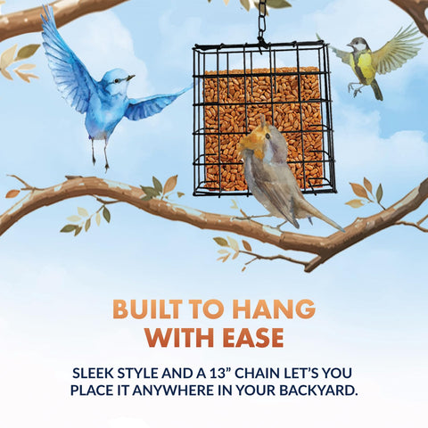 Newhouse Pet easy-refill top speeds suet changes.