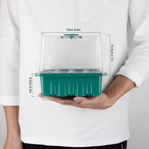 NEWKITS seed starter tray suited for indoor gardening and hydroponic propagation