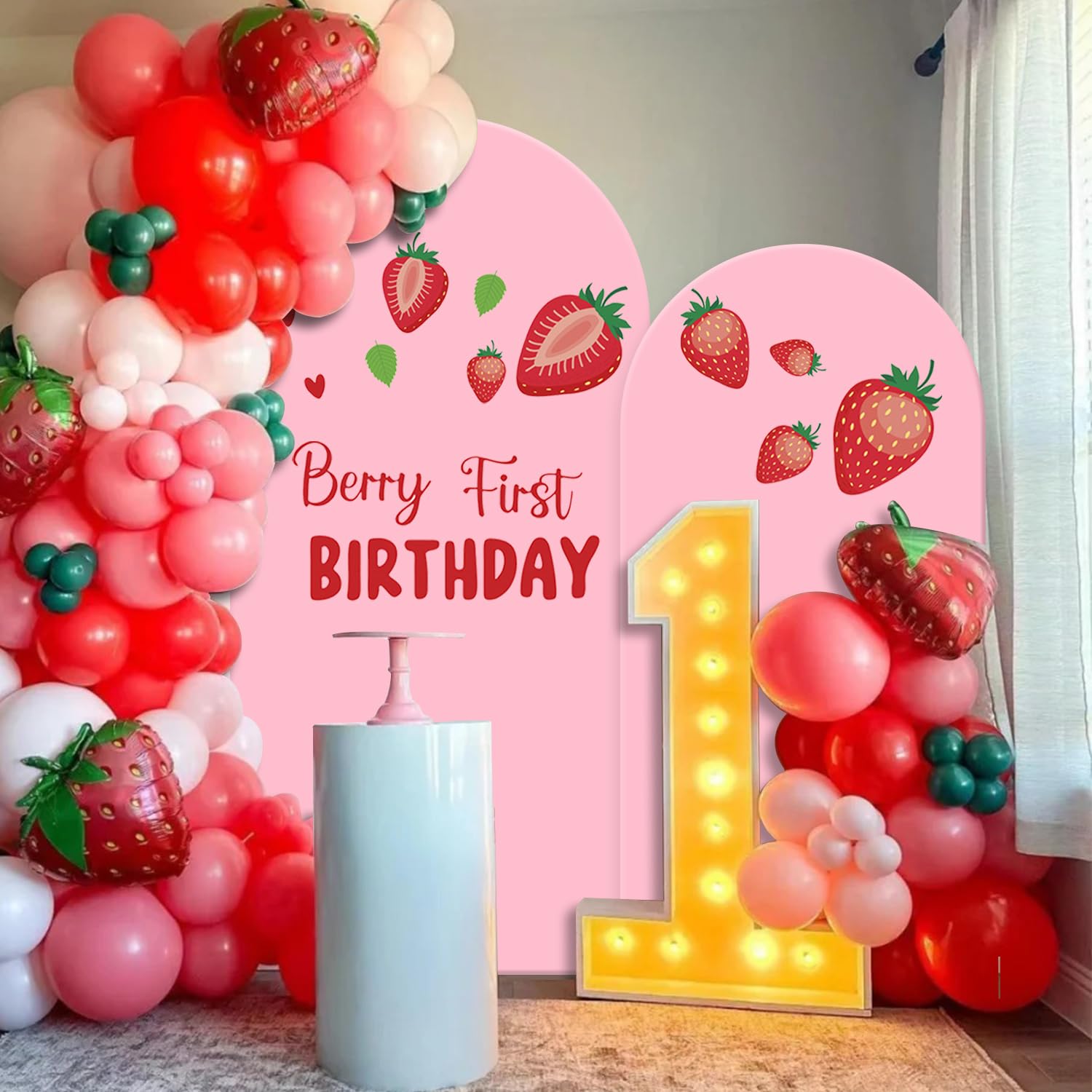 Newleafly backdrop setup easy enables fast decoration for any event