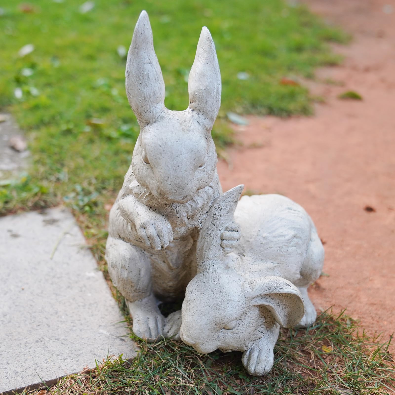 Newman House Studio Easter decor bunny figure brightens patios and porches.