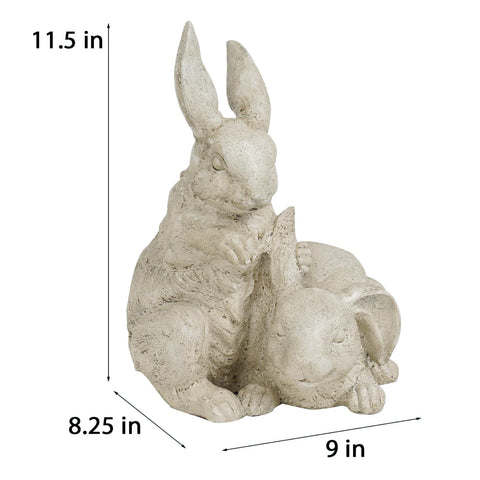 Newman House Studio hand-painted resin bunny figurine makes thoughtful gifts.