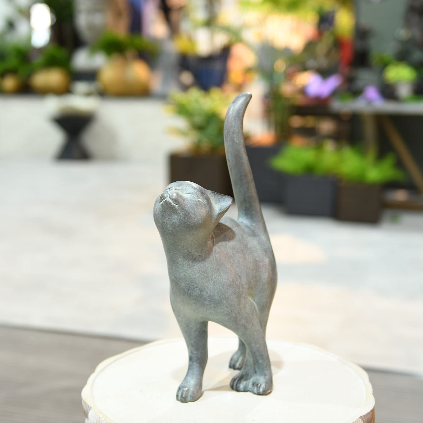 Newman House Studio kitten statue ideal for entryways and porches