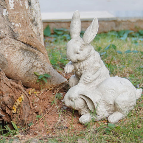 Newman House Studio perfect size bunny statue for shelves and tabletops.