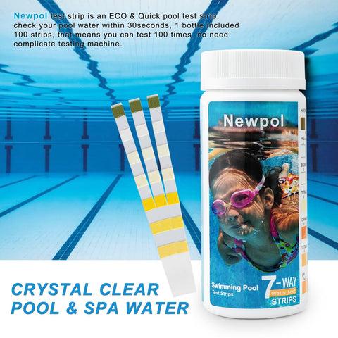 Newpol bottle cap storage keeps strips protected between uses.