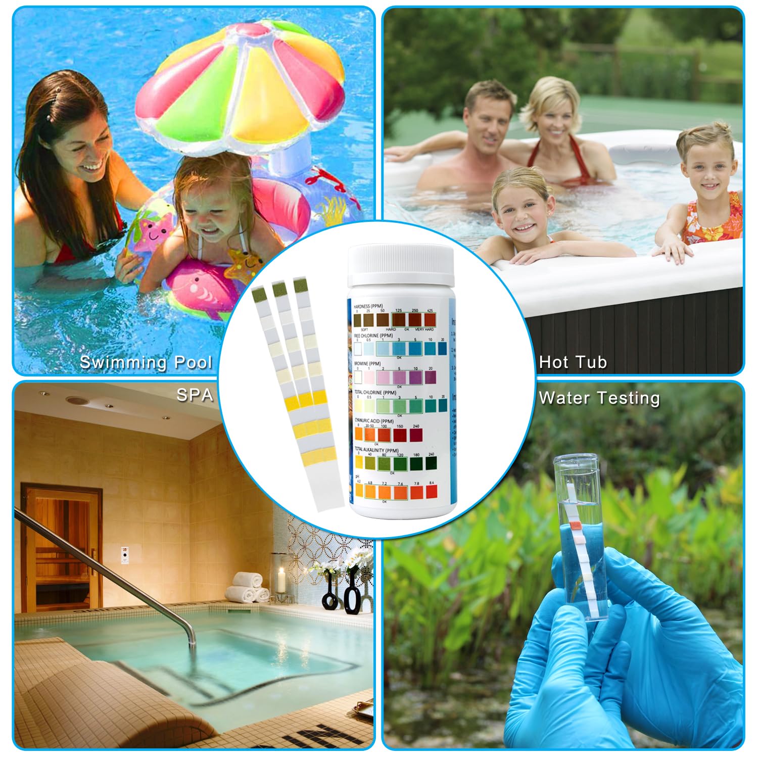 Newpol storage tips keep strips dry and ready.