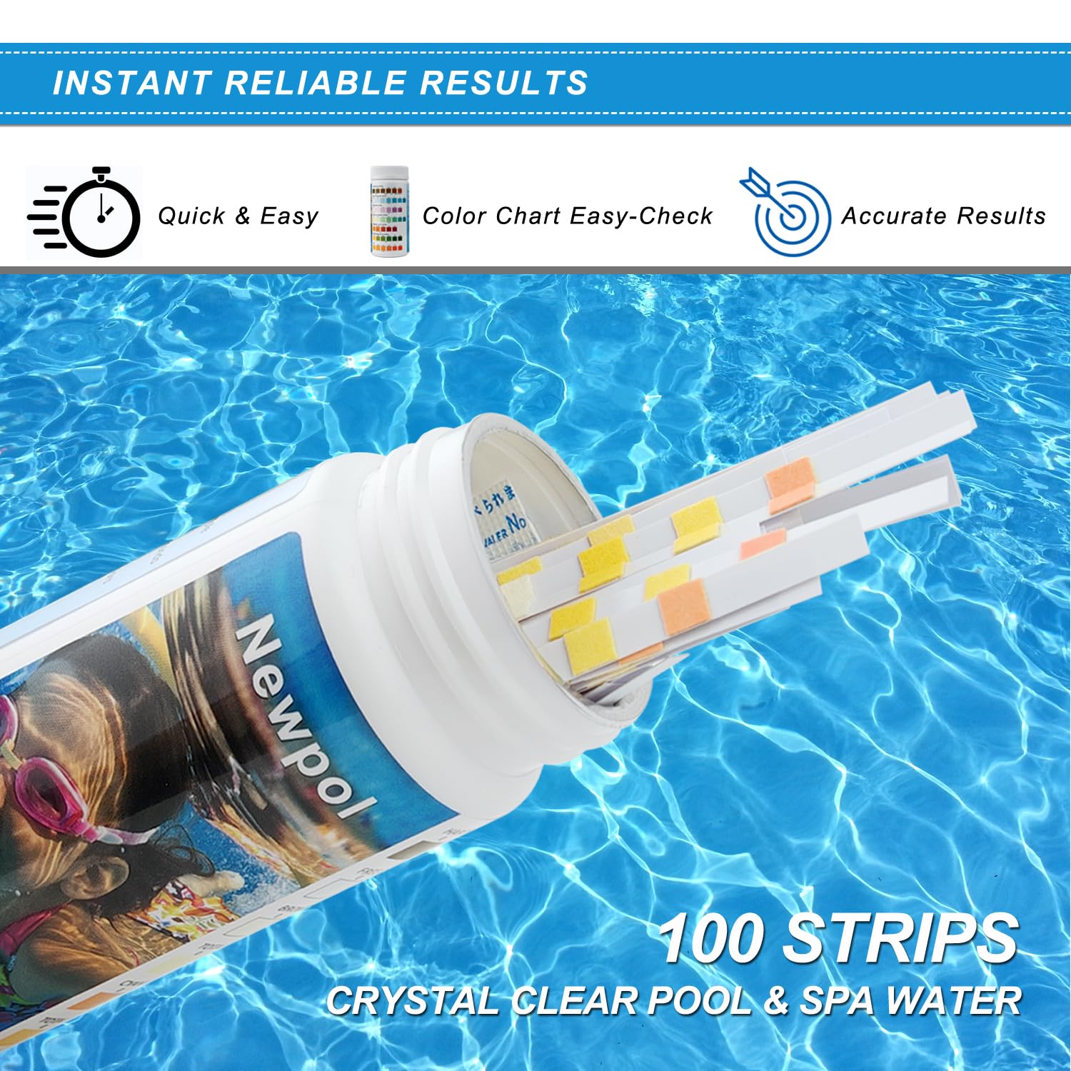 Newpol bottle with cap for secure dry storage.