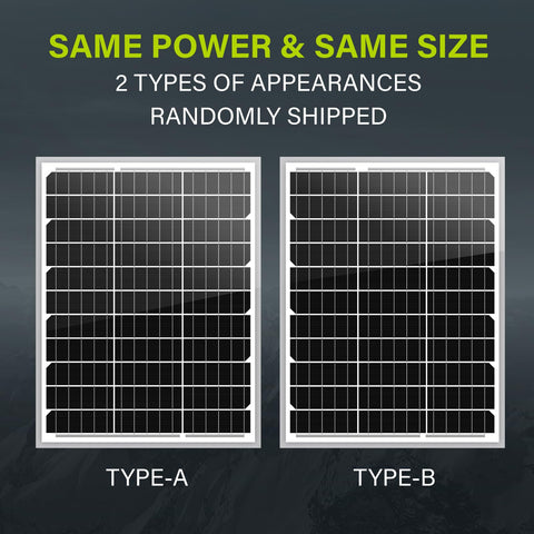 Newpowa trailer solar panel with pre-wired connections.