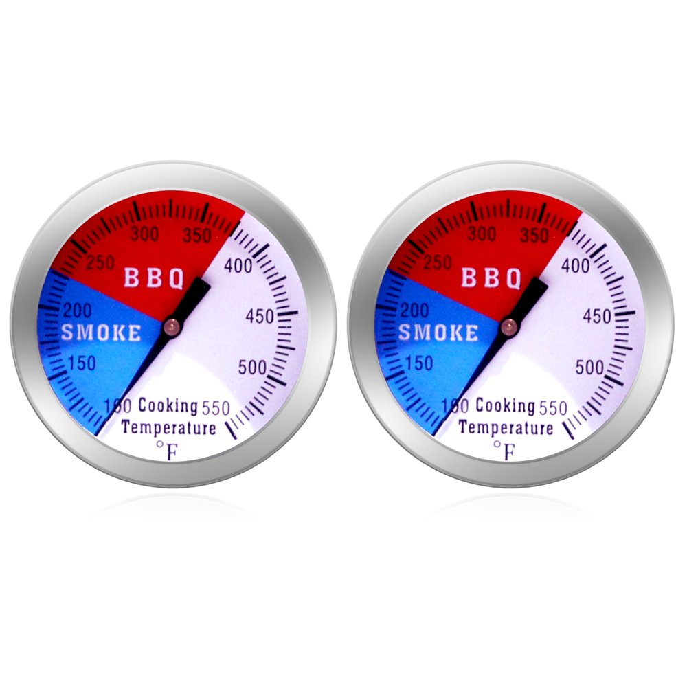 NEWSTART BBQ thermometer gauge front view with large readable dial for precise grilling