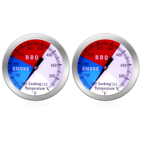 NEWSTART BBQ thermometer gauge front view with large readable dial for precise grilling