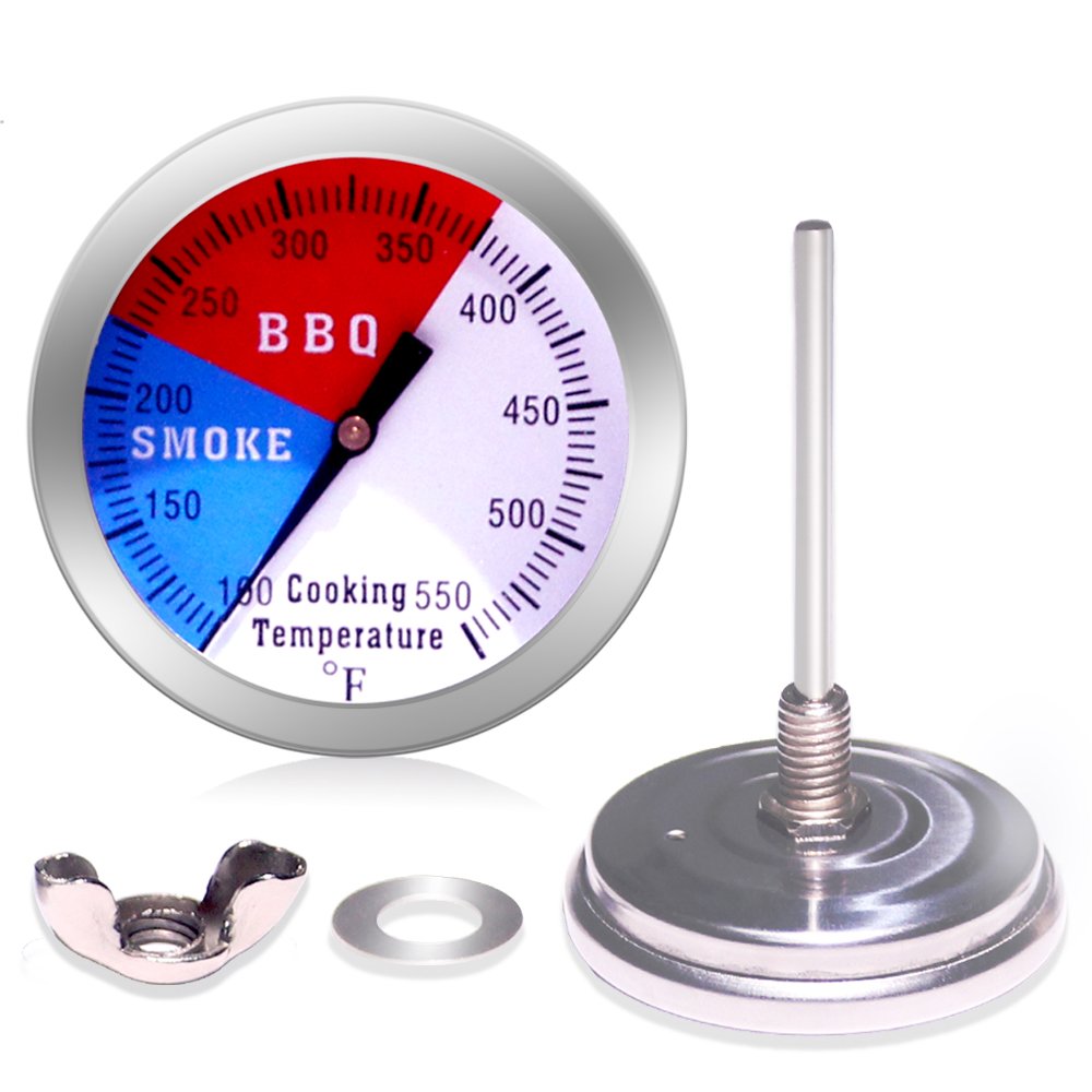 NEWSTART BBQ thermometer gauge mounting hardware for quick installation