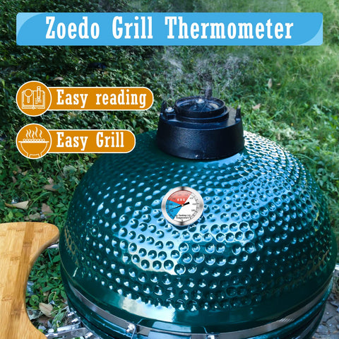 NEWSTART BBQ Thermometer stainless steel body withstands heat and cleaning without fogging.