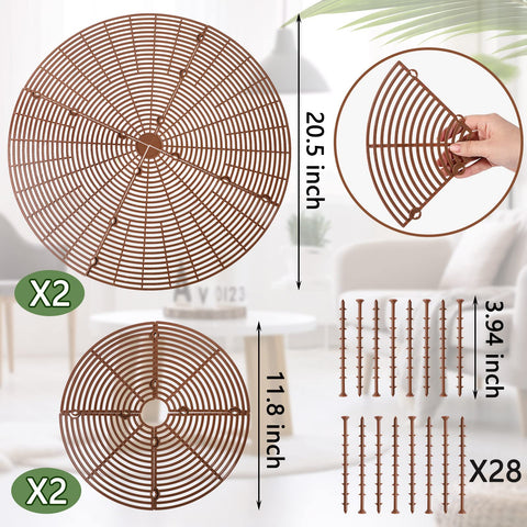 Newtay small diameter grid cover fits a compact pot