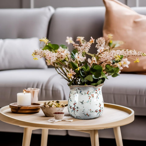 Newtay space-saving compact plant pot fits shelves and desks.