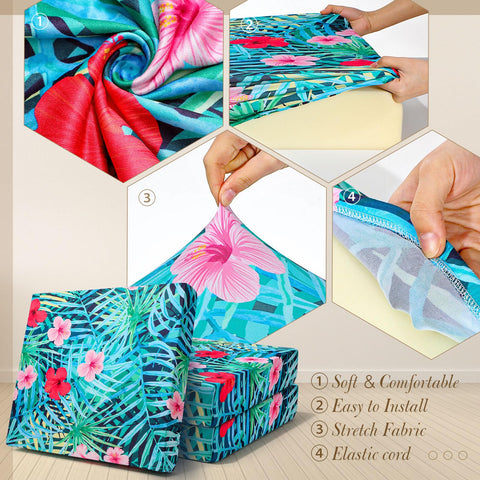 Newwiee machine washable cushion covers stay vibrant after washing.