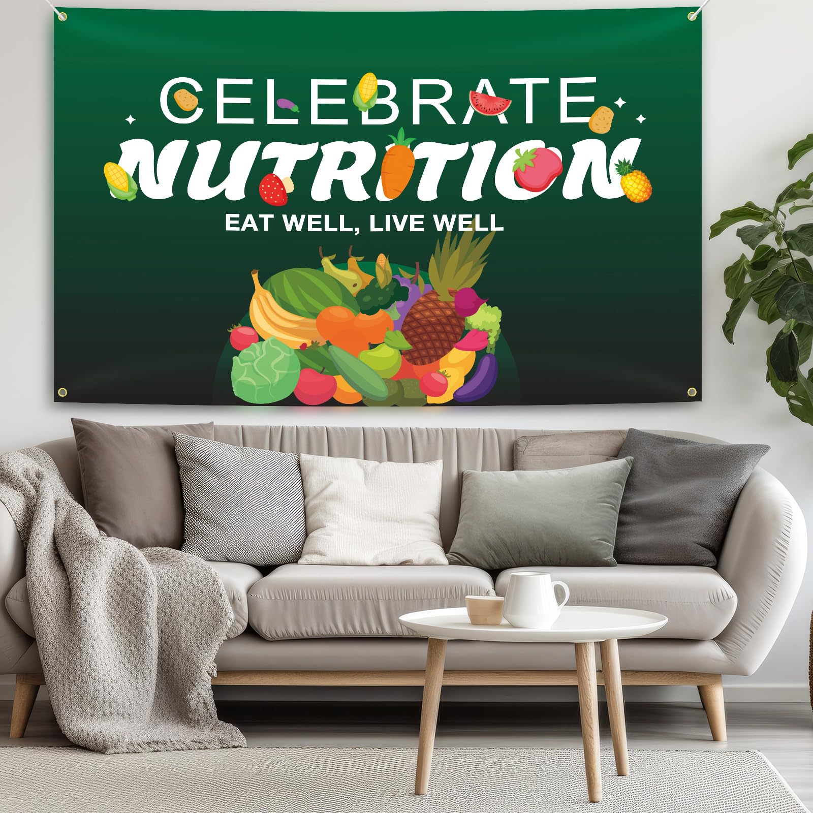 Newwiee banner with metal grommets ensures secure hanging at events