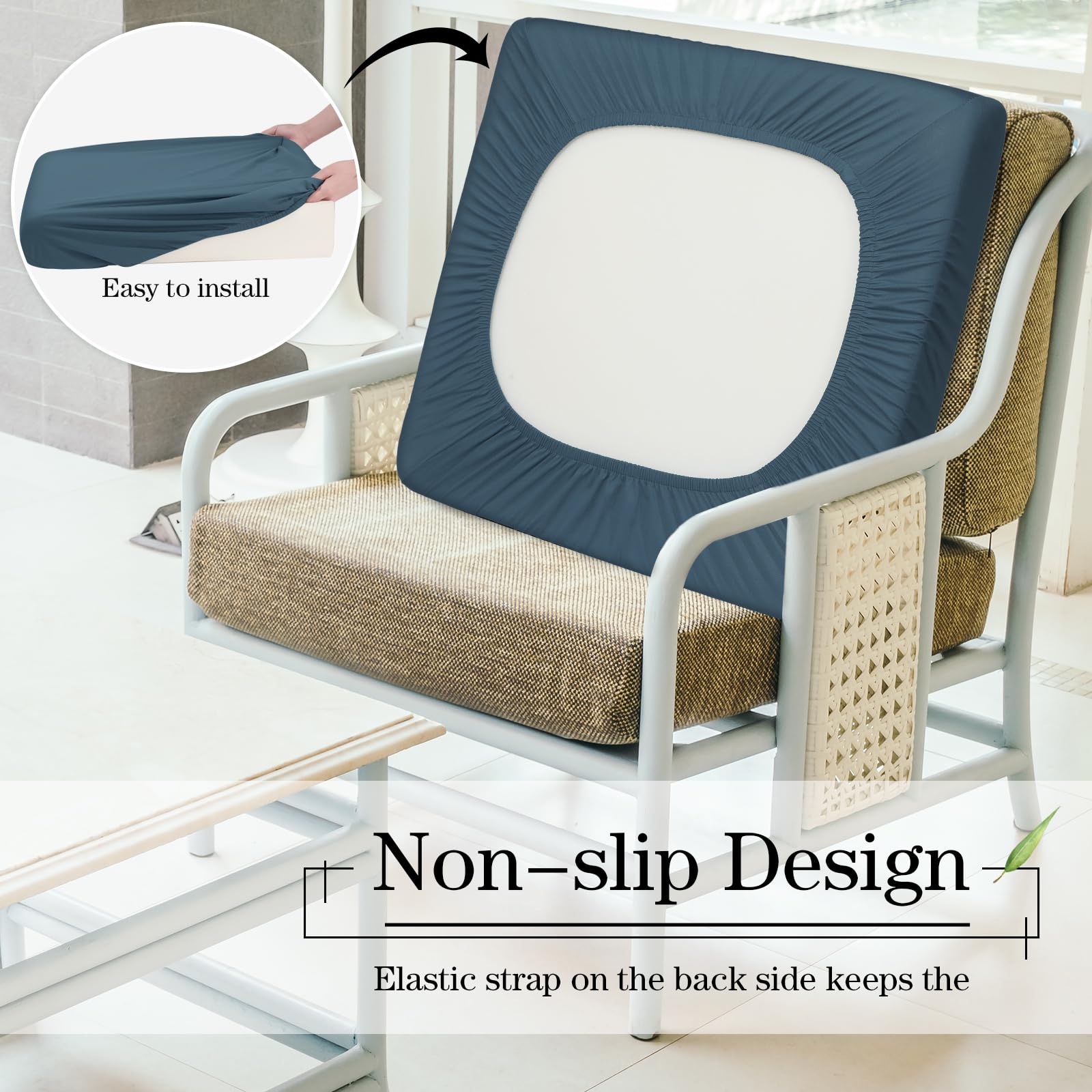 Newwiee machine-washable covers for easy outdoor maintenance.
