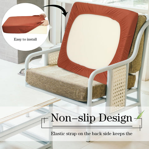 Newwiee cushion covers suited for outdoor seats, dining chairs, and camping.