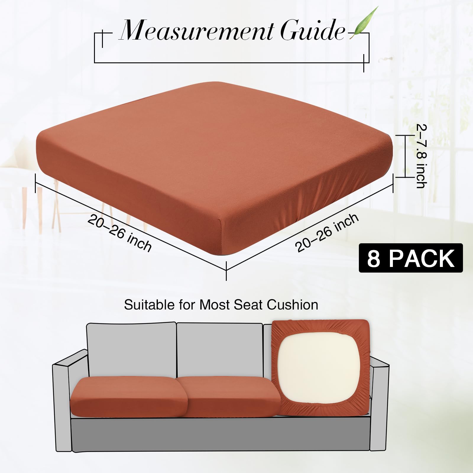 Newwiee outdoor cushion cover protects against spills and wear.