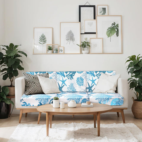 Newwiee outdoor cushion slipcovers stretch to fit and install easily