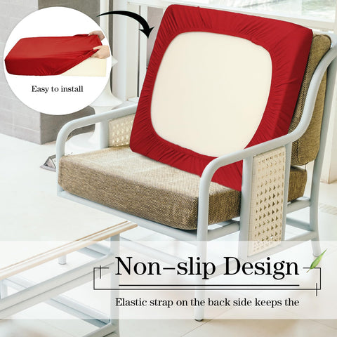 Newwiee waterproof cushion covers shield furniture from spills and sun