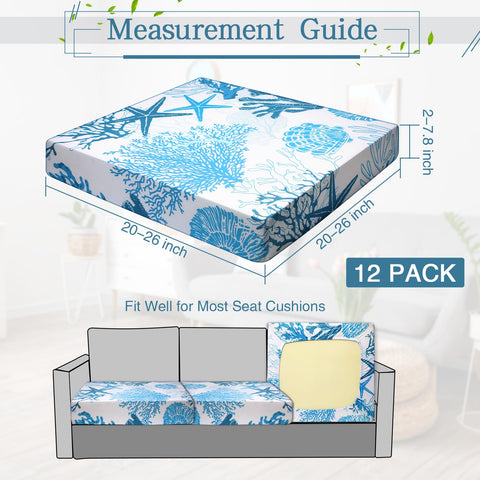 Newwiee sofa cushion covers in bulk pack for quick updates and protection