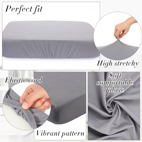Newwiee soft-elastic fabric cushion covers feel smooth and comfortable on seating