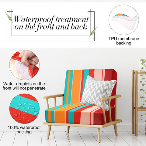 Newwiee spandex-polyester cushion cover is durable and fade-resistant for daily use.