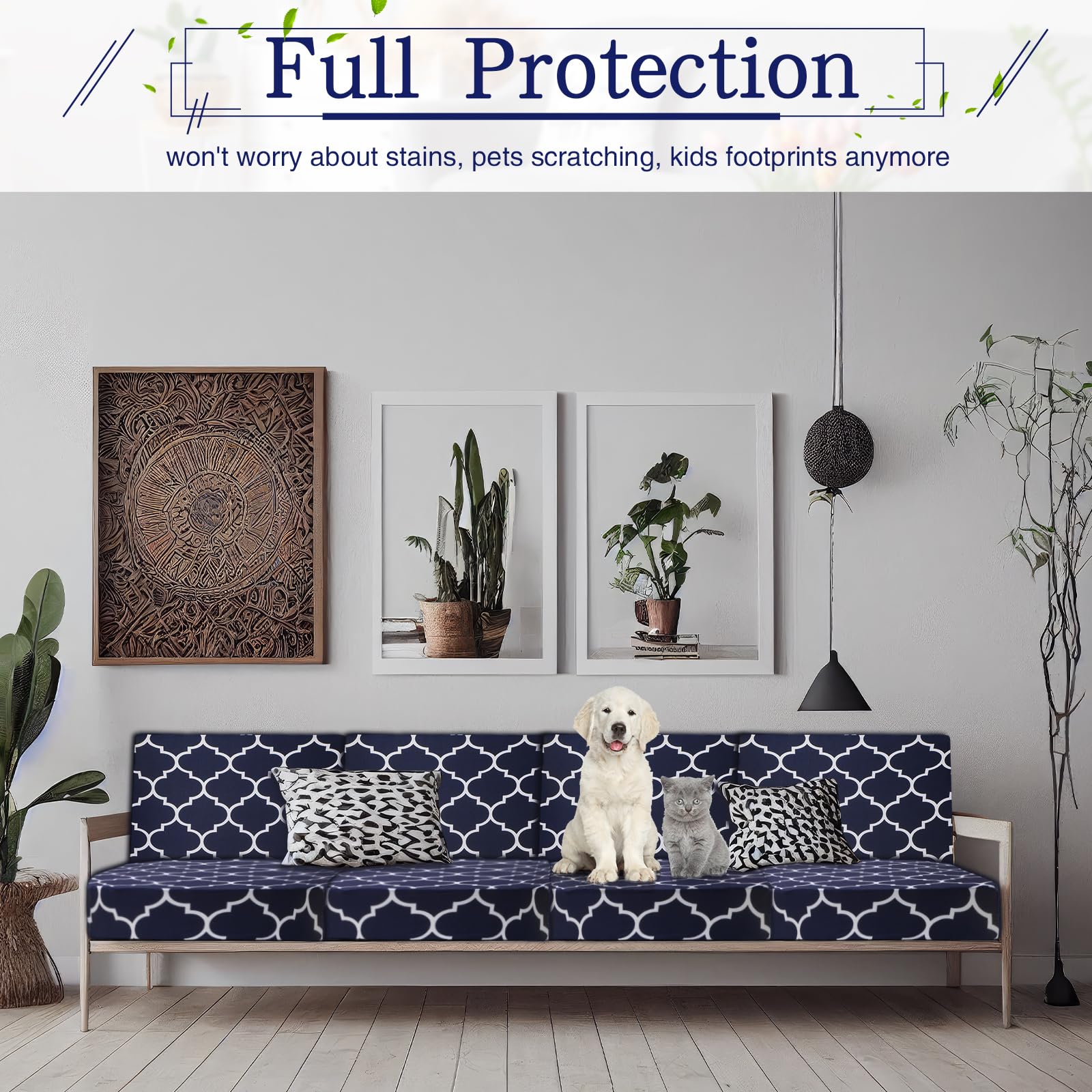 Newwiee waterproof outdoor cushion cover beads water and shields furniture.
