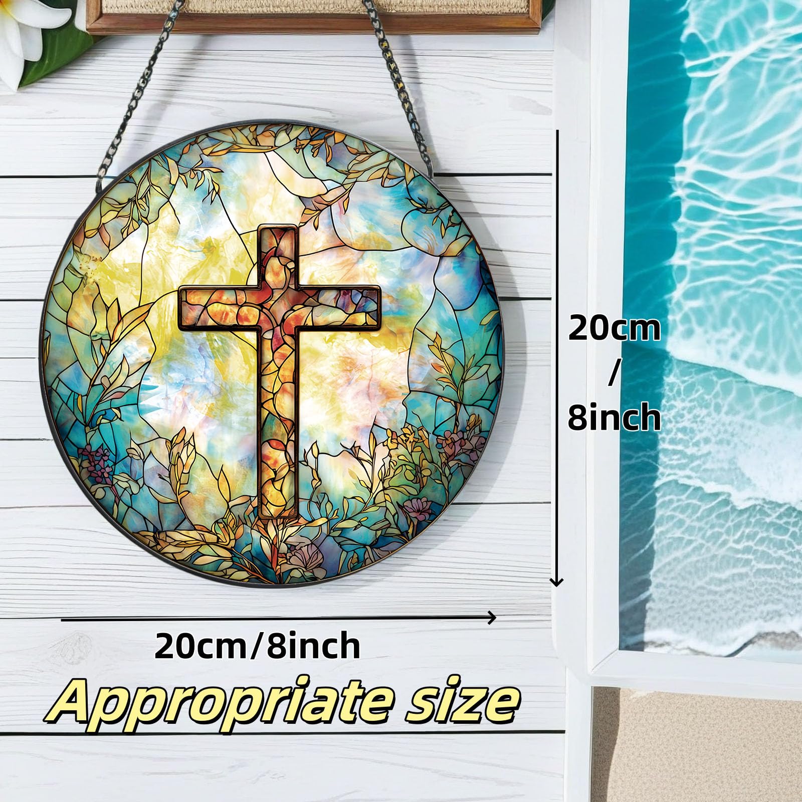 Newyihan handcrafted sun catcher for garden or window display