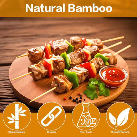 Nexboraque skewers ideal for party appetizers and catering events.