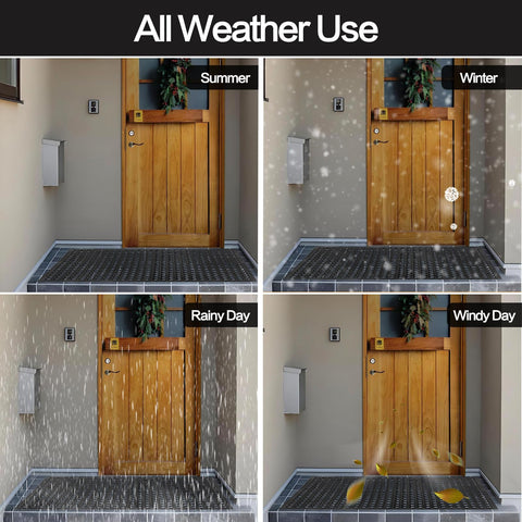 Nexboraque easy clean rubber mat for quick washing