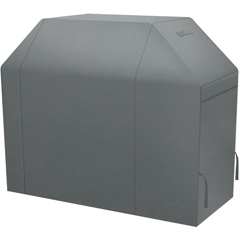 NEXCOVER 55-inch grill cover front view protecting the grill from rain and sun