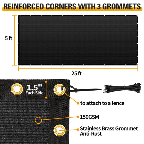 Close-up of NEXCOVER grommets showing durable hardware.
