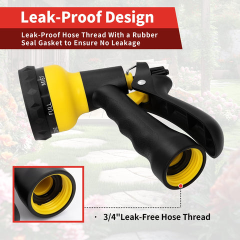 NEXCOVER center and flat patterns for even coverage across lawns.