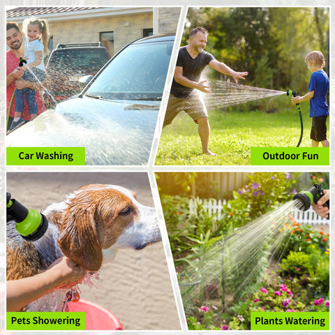 NEXCOVER garden hose nozzle center stream for broad lawn coverage