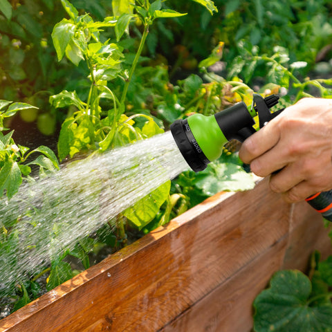 NEXCOVER garden hose nozzle flat spray cleans surfaces quickly and evenly