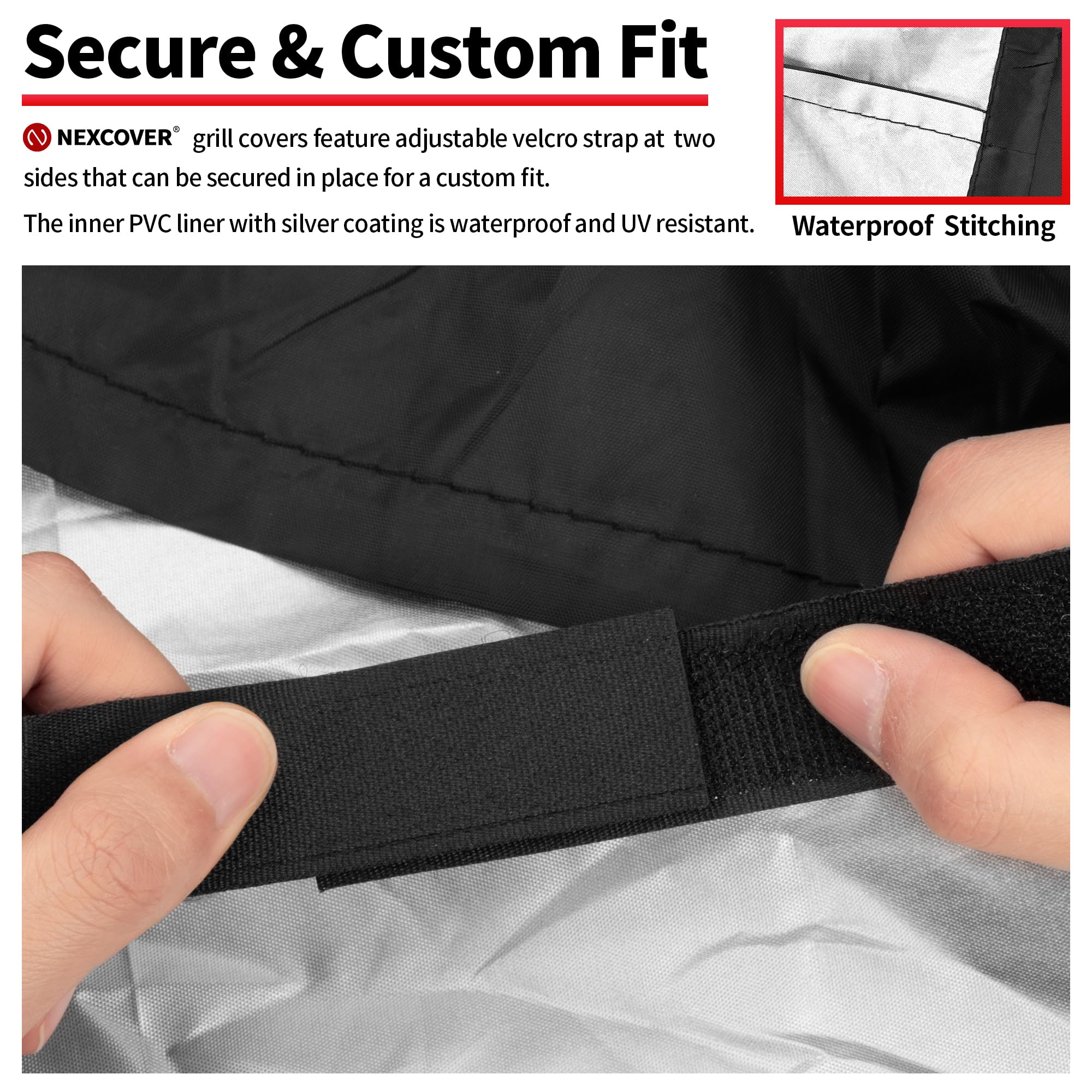 NEXCOVER reinforced stitching boosts durability for long outdoor use.