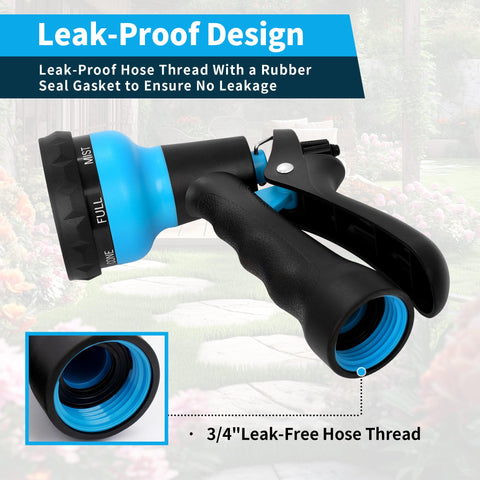 Nexcover hose nozzle cone pattern concentrates flow for spot cleaning.