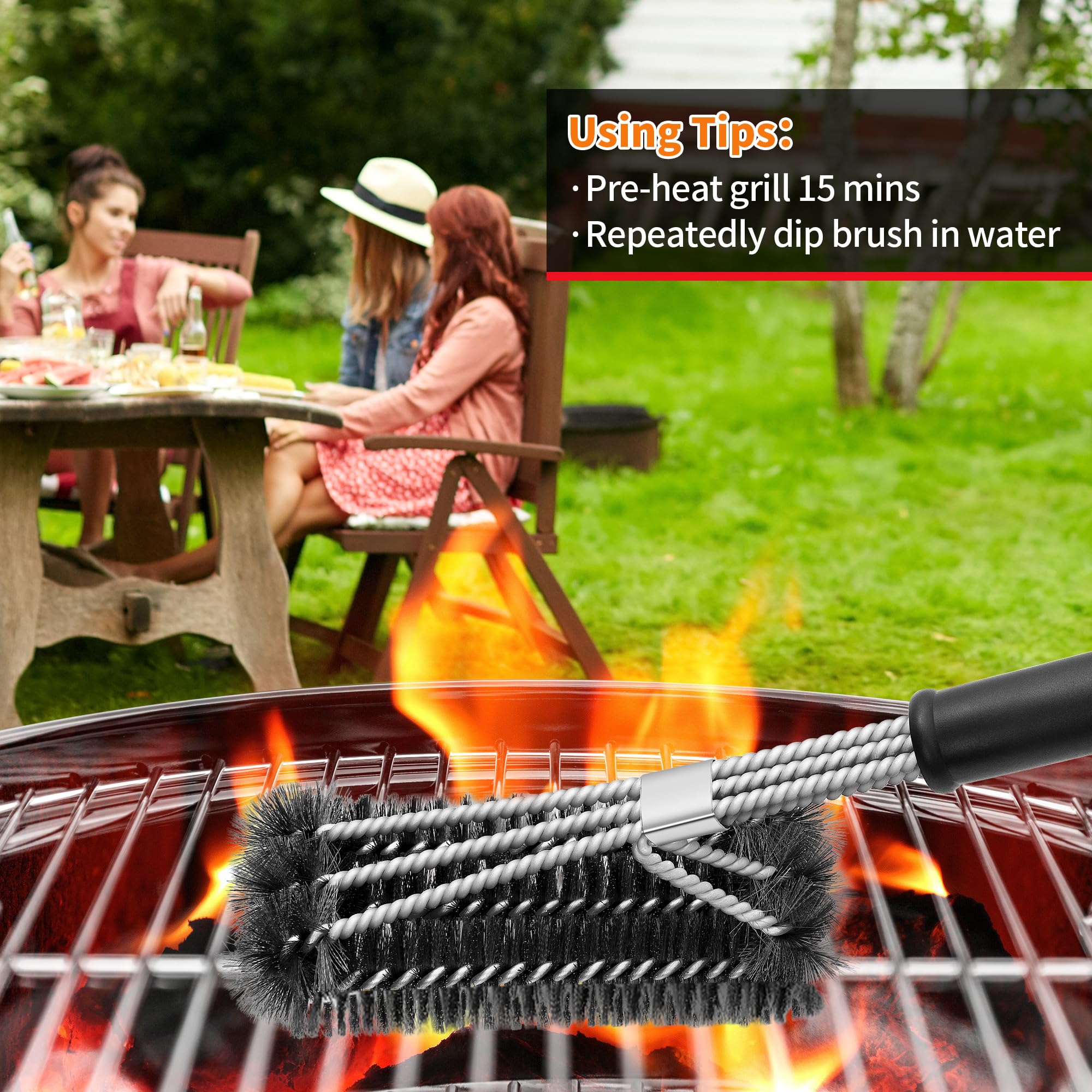 NEXCOVER universal design fits charcoal, gas, infrared, and porcelain grills.
