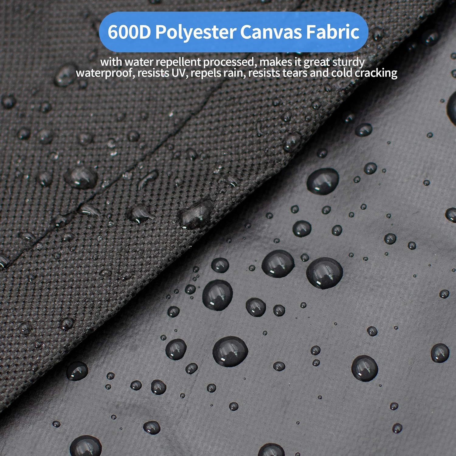 NEXCOVER water-repellent finish keeps rain away from the grill