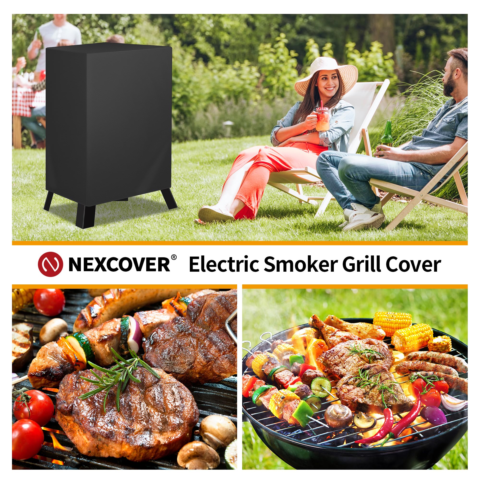 NEXCOVER weather protection for outdoor smokers keeps your grill ready.