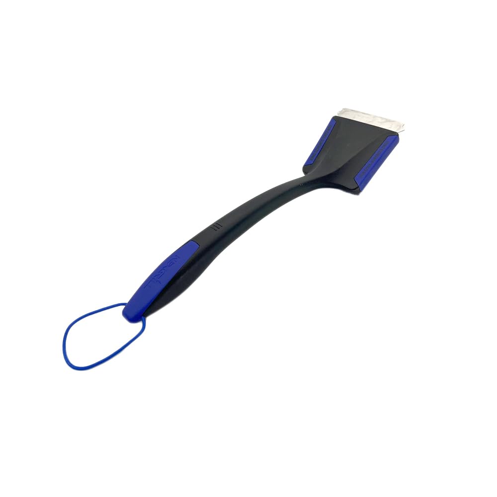 Nexgrill 19 inch grill brush with nylon bristles removes grease from wide grates
